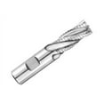 thumbnail image 1 of 1 Pc, 1-1/8" Cobalt Roughing End Mill, Qualtech, Dwc1-1/8, Finish: Uncoated (Bright); Flute Length: 1-7/8"; Overall Length: 4-3/8"; Shank Size: 1";, 1 of 1