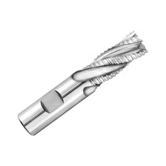 1 Pc, 1-1/8" Cobalt Roughing End Mill, Qualtech, Dwc1-1/8, Finish: Uncoated (Bright); Flute Length: 1-7/8"; Overall Length: 4-3/8"; Shank Size: 1";