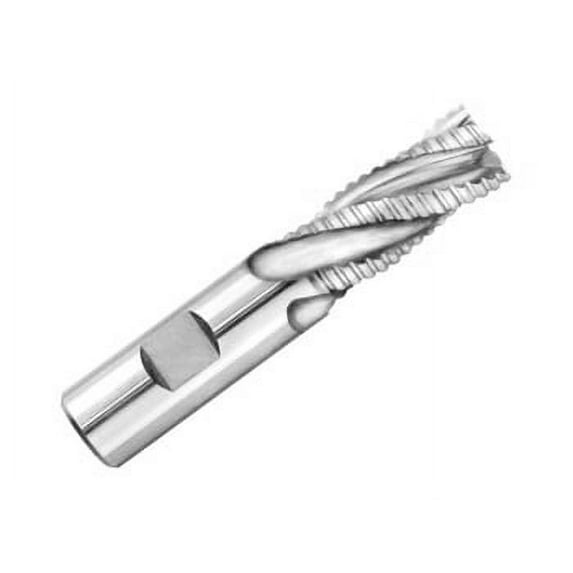1 Pc, 1-1/8" Cobalt Roughing End Mill, Qualtech, Dwc1-1/8, Finish: Uncoated (Bright); Flute Length: 1-7/8"; Overall Length: 4-3/8"; Shank Size: 1";