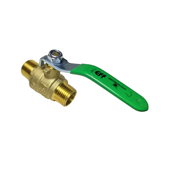 1 Pc. 1/2" Male Ball Valve, Lead Free Brass, Full Port, 600 Wog-Water, Oil, Gas