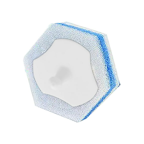 1 Pc 1.57" Toilet Bowl Wand Refills, Disposable Toilet Brush Heads, Wall Mounted Scrubber Refill, Cleaner Refill Pads with Most Brushes for and Bathroom Cleaning, Blue