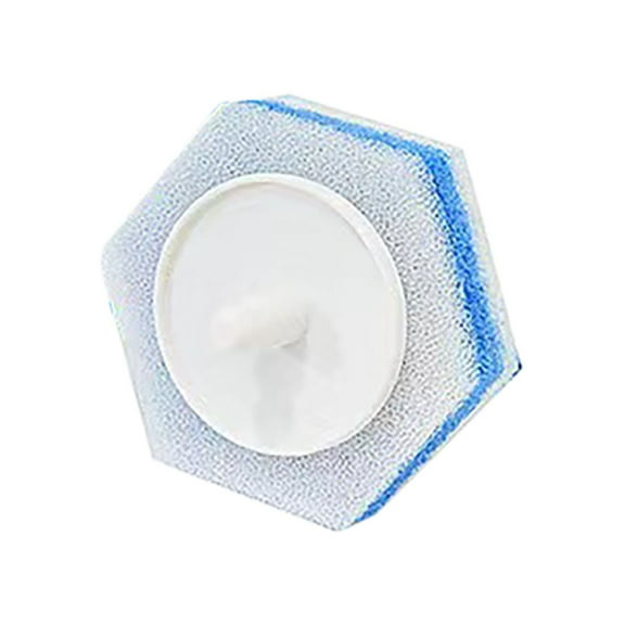 1 Pc 1.57x1.57x0.79 Inch Disposable Toilet Bowl Wand Refills, Replacement Brush Heads Compatible With Clorox Toilet Wand Refills System, Upgrade Fine fiber Material for bathroom Cleaning, Blue