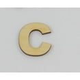 thumbnail image 1 of 1 Pc, 10 Inch X 1/4 Inch Thick Wood Letters C In The Arial Font For Craft Project & Different Decor, 1 of 3