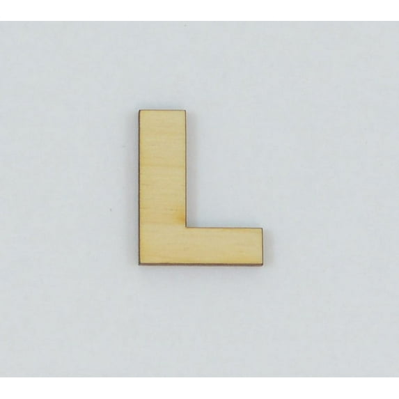 1 Pc, 10 Inch X 1/4 Inch Thick Wood Letters L In The Arial Font For Craft Project & Different Decor