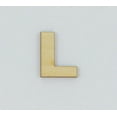 thumbnail image 1 of 1 Pc, 10 Inch X 1/8 Inch Thick Wood Letters L In The Arial Font For Craft Project & Different Decor, 1 of 3