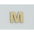thumbnail image 1 of 1 Pc, 10 Inch X 1/8 Inch Thick Wood Letters M In The Arial Font For Craft Project & Different Decor, 1 of 3