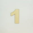 thumbnail image 1 of 1 Pc, 10 Inch X 1/8 Inch Wood Numbers 1 In The Arial Font Great For Craft Project & Different Decor, 1 of 3