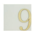 thumbnail image 1 of 1 Pc, 12 Inch X 1/4 Inch Thick Fangsong Font Wood Numbers 9, 1 of 3