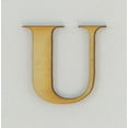 thumbnail image 1 of 1 Pc, 12 Inch X 1/4 Inch Thick Times New Roman Bold Wood Letters U Great For Craft Project & Different Decor, 1 of 3