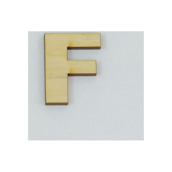 1 Pc, 12 Inch X 1/4 Inch Thick Wood Letters F In The Arial Font For Craft Project & Different Decor
