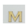 thumbnail image 1 of 1 Pc, 12 Inch X 1/4 Inch Thick Wood Letters M In The Copperplate Gothic Bold Font Great For Craft Project & Different Decor, 1 of 3