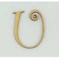 thumbnail image 1 of 1 Pc, 12 Inch X 1/4 Inch Thick Wood Letters U In The Curlz Font Great For Craft Project & Different Decor, 1 of 3