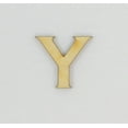thumbnail image 1 of 1 Pc, 12 Inch X 1/4 Inch Thick Wood Letters Y In The Copperplate Gothic Bold Font Great For Craft Project & Different Decor, 1 of 3
