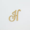 thumbnail image 1 of 1 Pc, 12 Inch X 1/8 Inch Thick Lavanderia Font Wood Letters H Great For Craft Project, 1 of 3