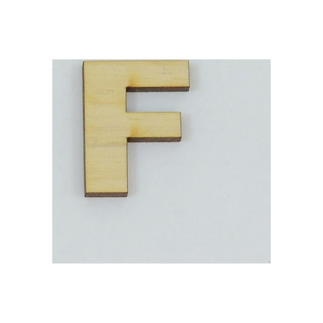 1 Pc, 12 Inch X 1/8 Inch Thick Wood Letters F In The Arial Font For Craft Project & Different Decor