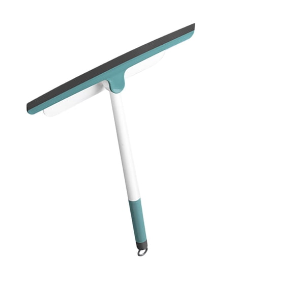 1 Pc 15" 2 in 1 Window Screen Cleaner Tool, 10.6" Wide Screen Cleaning Brush with Squeegee, Wet & Dry Mesh Cleaner for Home Glass Window, Mirror, Patio Door, Blue
