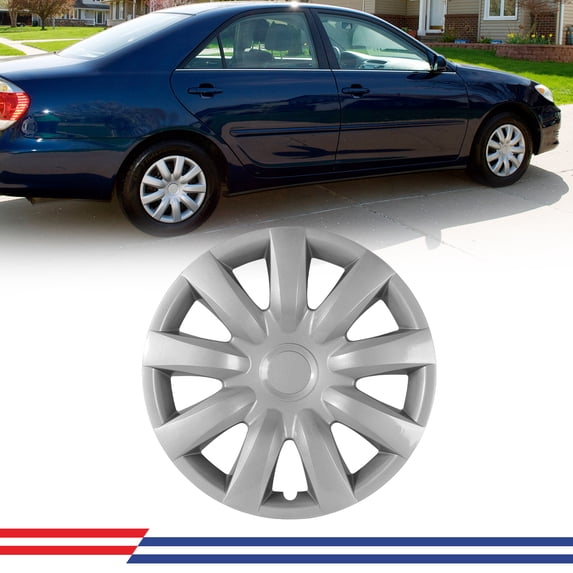 1 Pc 15" Steel Wheel Hubcaps for 2004-2006 Toyota Camry,Wheel Rim Cover,Snap on Car,PP,Lacquer