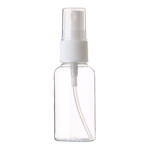 1 Pc 30ml Clear Empty Fine Mist Plastic Mini Travel Bottle 1oz Spray Bottles Small Refillable Liquid Container Portable Refillable Sprayer Containers for Liquids, 3.74x1.1 Inch, Clear