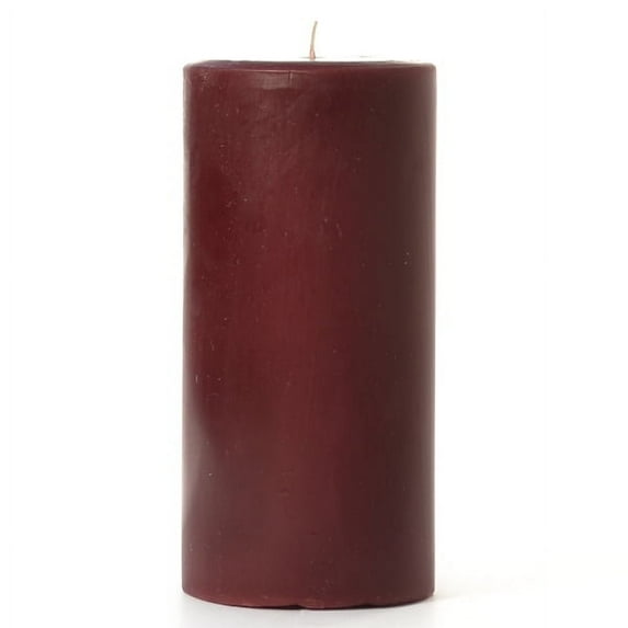 1 Pc, 2 x 3" Leather Pipe & Woods Pillar Candle 25 to 30 Hours for Accenting Centerpieces & Home Decor