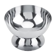 1 Pc 200ml/7oz Ice Cream Cup Stainless Steel Serving Dessert Bowls Cups Reusable Serving Dessert Bowls Cups Sauce Bowls Mini Round Footed Yogurt Snack Candy Cups for Salad Fruit Pudding, Short Legs
