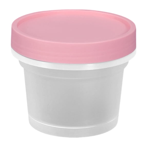 1 Pc 200ml Small Food Storage Containers, Plastic Snack Containers with Twist Top Lid, Reusable Freezer Safe Airtight, Takeout Container - Ideal for Soup and More