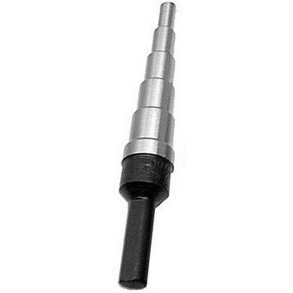 1 Pc, 3/16-1/2 By 1/16 Increments Unibit, Hss Step Drill Bit, Vac2, Finish: Uncoated (Bright); Shank Type: Round;