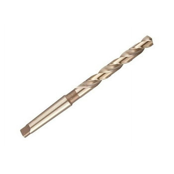 1 Pc, 3/8" Hss 1Mt Cobalt Steel Taper Shank Drill Bit, Dwdtsco3/8, Flute Length: 3-1/2"; Overall Length: 6-3/4"; Shank Size: 1Mt; Shank Type: Taper; Number Of Flutes: 2 Cutting Direction: Right Hand