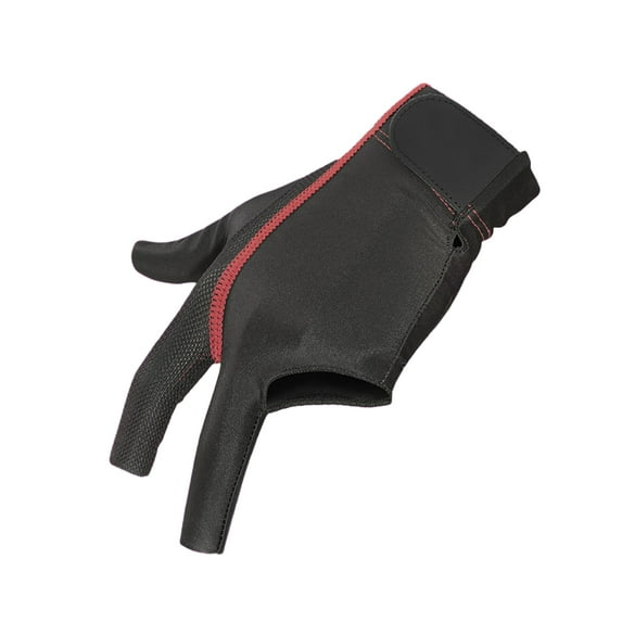 1 Pc 3 Fingers Billiard Pool Gloves for Left Hand Snooker Cue Sport Glove for Men Women Billiards Shooter Accessory
