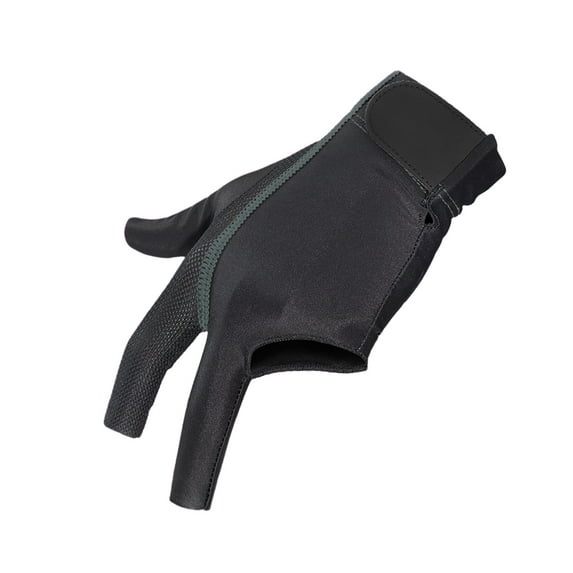 1 Pc 3 Fingers Billiard Pool Gloves for Left Hand Snooker Cue Sport Glove for Men Women Billiards Shooter Accessory