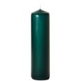 thumbnail image 1 of 1 Pc, 3 x 11" Unscented Hunter Green Pillar Candle 110 to 130 Hours for Hotels, Restaurants, & Churches Decor, 1 of 1