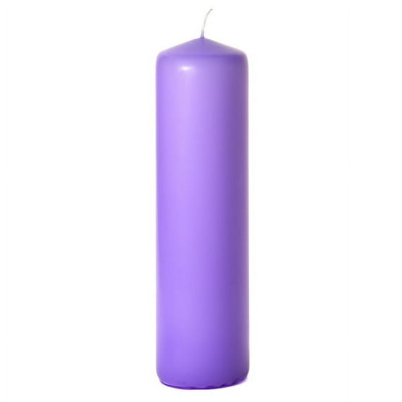 1 Pc, 3 x 11" Unscented Orchid Pillar Candle 110 to 130 Hours for Hotels, Restaurants, & Churches Decor