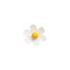 1 Pc 3D Flower Cute Fridge MagnetsColorful Strong Decorative Funny Refrigerator Magnets Durable Strong Refrigerator Magnet Adorable Decorations for Whiteboard Kitchen Decor, 1.02", White