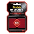 thumbnail image 1 of 1 Pc, 3M Scotch-Mount Double Sided 1 In. W X 3 In. L Mounting Strips Black, 1 of 1