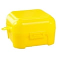 thumbnail image 1 of 1 Pc 4 Grid Egg Containers with Lid, Egg Storage Box, Deviled with Lid Container, Egg Dispenser Holder Case Crisper Picnic Travel Keeper Portable Egg Carriage, 4.13"x4.13"x2.76", Yellow, 1 of 9
