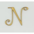 thumbnail image 1 of 1 Pc, 4 Inch X 1/4 Inch Thick Wood Letters N In The Curlz Font Great For Craft Project & Different Decor, 1 of 3