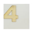 thumbnail image 1 of 1 Pc, 4 Inch X 1/4 Inch Wood Numbers 4 In The Arial Font Great For Craft Project & Different Decor, 1 of 3