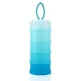 thumbnail image 1 of 1 Pc 4 Layers Stackable Formula Dispenser Milk Powder Snack Storage Container, 1 of 8