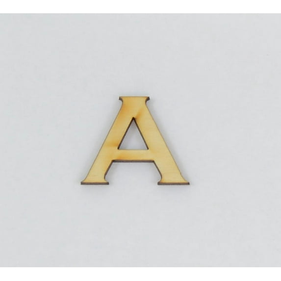 1 Pc, 5 Inch X 1/4 Inch Thick A Wood Letters In The Copperplate Gothic Bold Font Easy To Paint Or Decorate