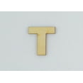 thumbnail image 1 of 1 Pc, 5 Inch X 1/4 Inch Thick Wood Letters T In The Arial Font For Craft Project & Different Decor, 1 of 3