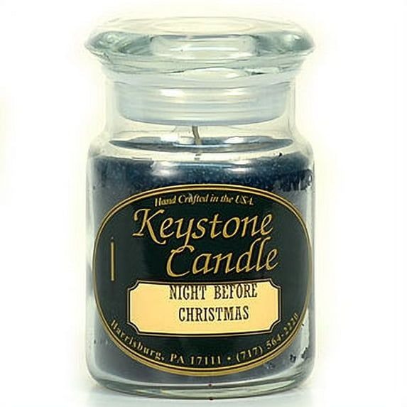 1 Pc 5 oz Night Before Christmas Jar Candles 2.5 in. diameter x 3.75 in. tall