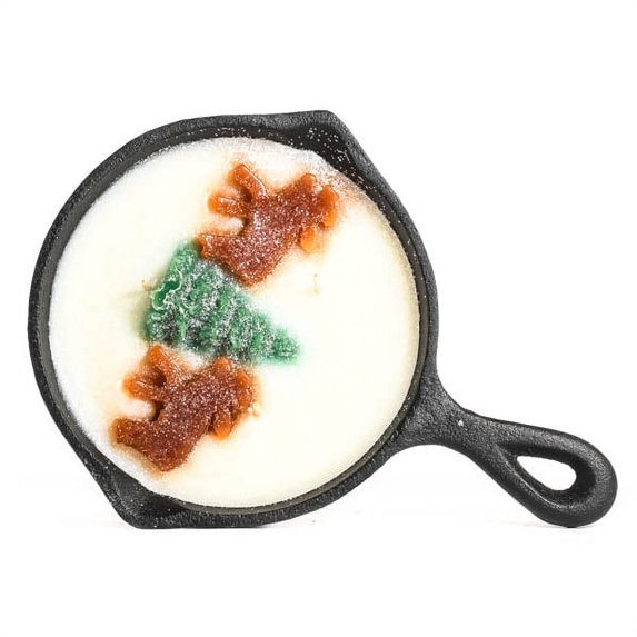 1 Pc, 5" x 1.25" Pan Candle Northwoods Scented 20 to 30 Hours for Country Theme Home Decor