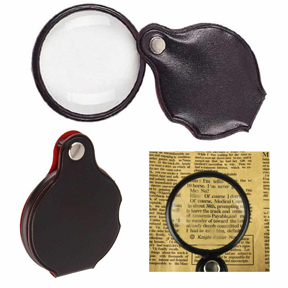 1pc 30x Jewelry Magnifying Glass, Pocket Foldable Magnifier For