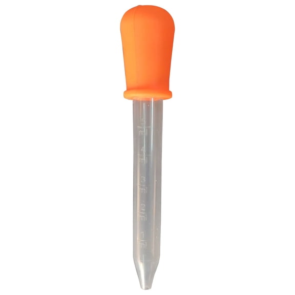 1 Pc 5ml Clear Liquid Dropper, Plastic Pipette Droppers, Silicone Bulb Dropper for Fluid Adding and Common Mold Filling Operations in Daily preparation work, 4.72 Inch