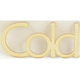 thumbnail image 1 of 1 Pc, 6.5" X 13" Print & Unfinished Welded Word Cold For Home & Events Decor, 1 of 4