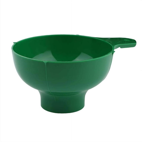 1 Pc 6.55" Canning Wide Mouth Plastic Funnel Wide Mouth Plastic Funnel Plastic Canning Funnel Cookware Canning Funnel with Wide Mouth Less Spills and Mess, Army Green