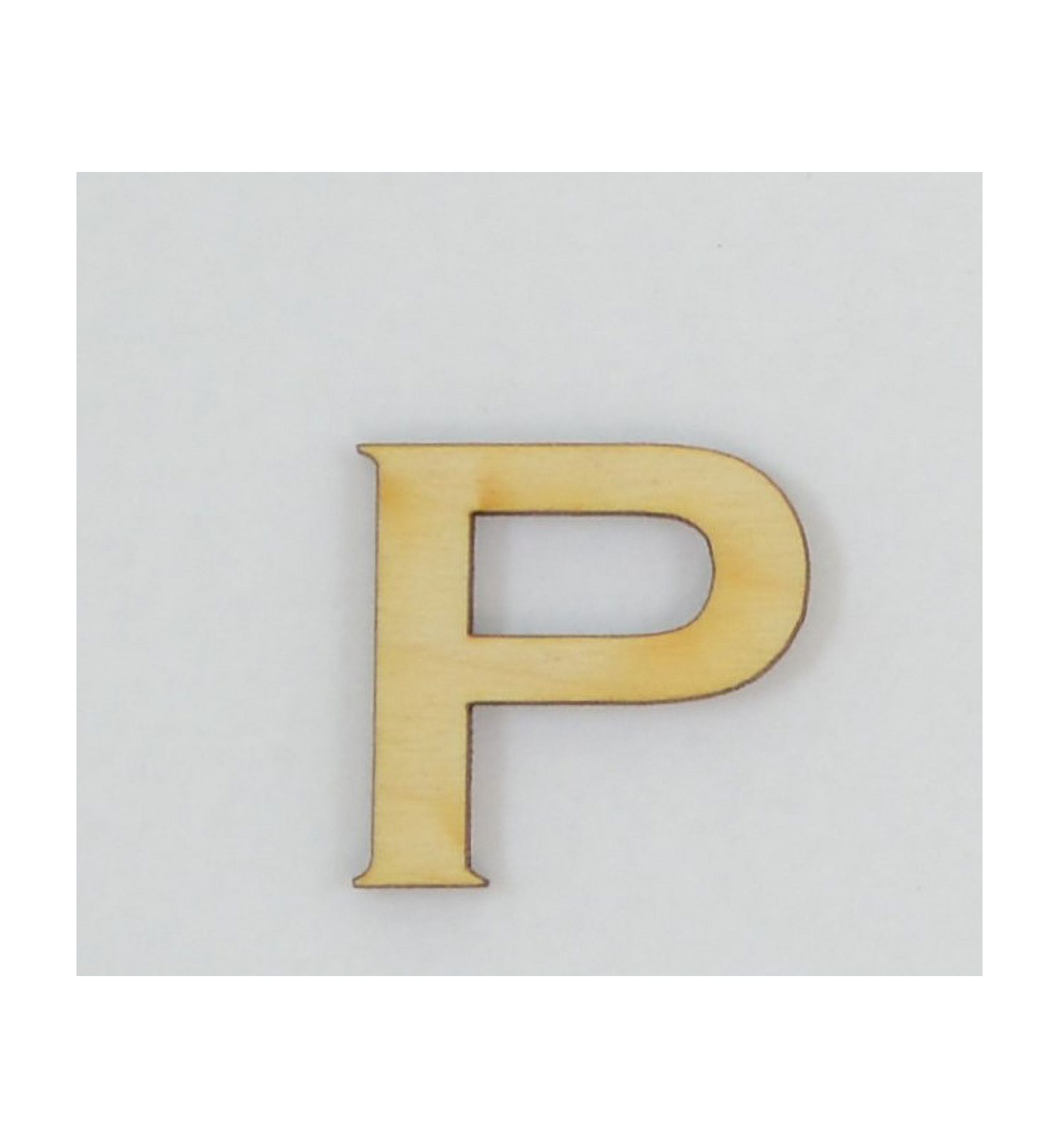 Wood Letters, 6 Inch LETTER P 