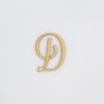 thumbnail image 1 of 1 Pc, 6 Inch X 1/8 Inch Thick Lavanderia Font Wood Letters D Great For Craft Project, 1 of 3