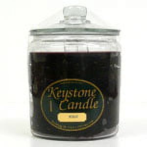 1 Pc 64 oz Black Cherry Jar Candles 5.5 in. diameter x 7.75 in. tall