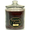 thumbnail image 1 of 1 Pc 64 oz Leather, Pipe, and Woods Jar Candles 5.5 in. diameter x 7.75 in. tall, 1 of 1