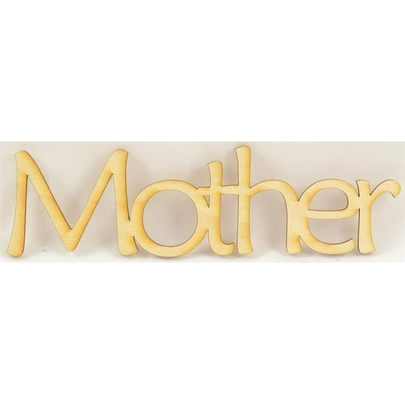 1 Pc, 7.75" X 2.25" Print & Matte Black Welded Word Mother For Home & Events Decor